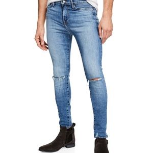 Mens FRAME DENIM Jeans Jagger True Skinny in Conrad Blue